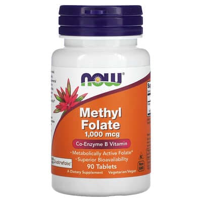 Norland NOW Foods, Methyl Folate, 1,000 mcg, 90 Tablets supplement Uganda UGX 56,063