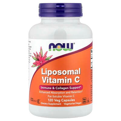 Norland NOW Foods, Liposomal Vitamin C, 120 Veg Capsules (500 mg per Capsule) supplement Uganda UGX 79,080