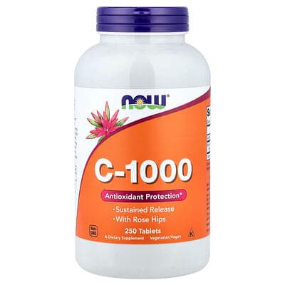 Norland NOW Foods, C-1000, 250 Tablets supplement Uganda UGX 89,802