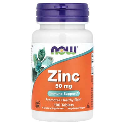 Norland NOW Foods, Zinc, 50 mg, 100 Tablets supplement Uganda UGX 24,086
