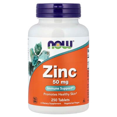 Norland NOW Foods, Zinc, 50 mg, 250 Tablets supplement Uganda UGX 48,566