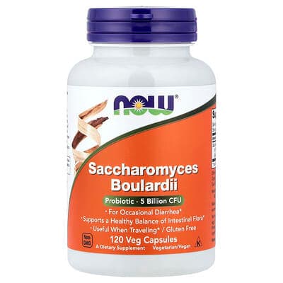 Norland NOW Foods, Saccharomyces Boulardii, 5 Billion CFU, 120 Veg Capsules supplement Uganda UGX 102,864