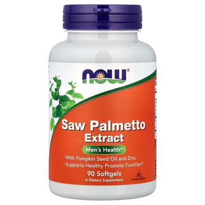 Norland NOW Foods, Saw Palmetto Extract, , 90 Softgels supplement Uganda UGX 53,094