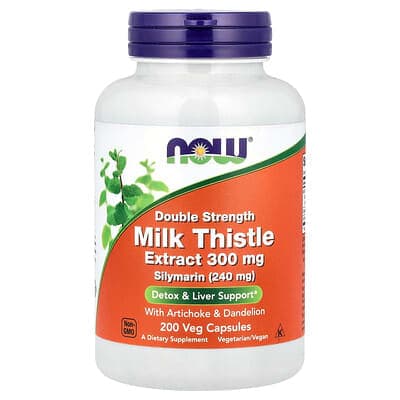 Norland NOW Foods, Milk Thistle Extract, 300 mg, 200 Veg Capsules supplement Uganda UGX 111,338