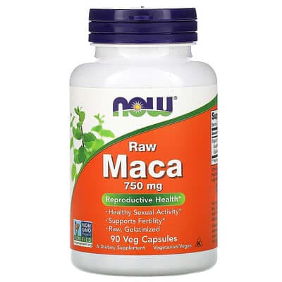 Norland NOW Foods, Raw Maca, 750 mg, 90 Veg Capsules supplement Uganda UGX 70,385