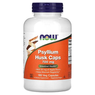 Norland NOW Foods, Psyllium Husk Caps, 700 mg, 180 Veg Capsules supplement Uganda UGX 64,580