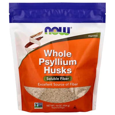 Norland NOW Foods, Whole Psyllium Husks, 16 oz (454 g) supplement Uganda UGX 61,476