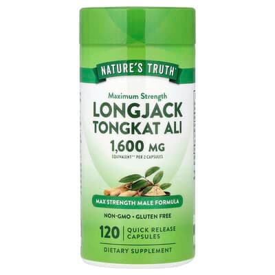 Norland Nature's Truth, Longjack Tongkat Ali, 120 Quick Release Capsules (800 mg per Capsule) supplement Uganda UGX 54,684