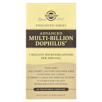 Norland Solgar, Advanced Multi-Billion Dophilus®, 60 Vegetable Capsules supplement Uganda UGX 82,573