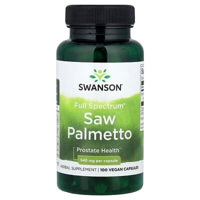 Norland Swanson, Full Spectrum® Saw Palmetto, 540 mg, 100 Vegan Capsules supplement Uganda UGX 26,996