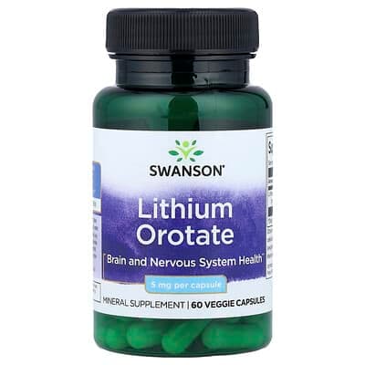 Norland Swanson, Lithium Orotate, 5 mg, 60 Veggie Capsules supplement Uganda UGX 26,472