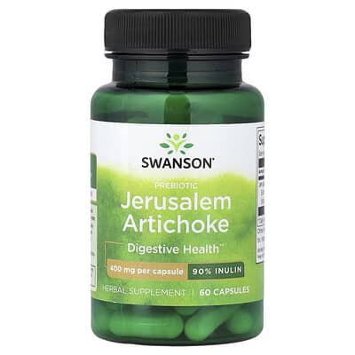 Norland Swanson, Prebiotic Jerusalem Artichoke, 400 mg, 60 Capsules supplement Uganda UGX 17,401