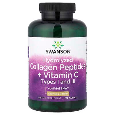 Norland Swanson, Hydrolyzed Collagen Peptides + Vitamin C, 250 Tablets supplement Uganda UGX 72,753
