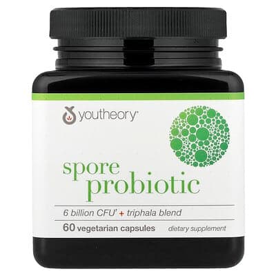 Norland Youtheory, Spore Probiotic + Triphala Blend, 60 Vegetarian Capsules supplement Uganda UGX 92,800