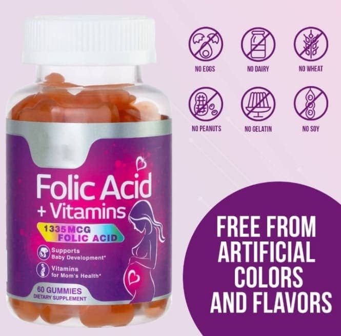 Norland Folic Acid + Vitamins Gummies supplement Uganda UGX 60,000