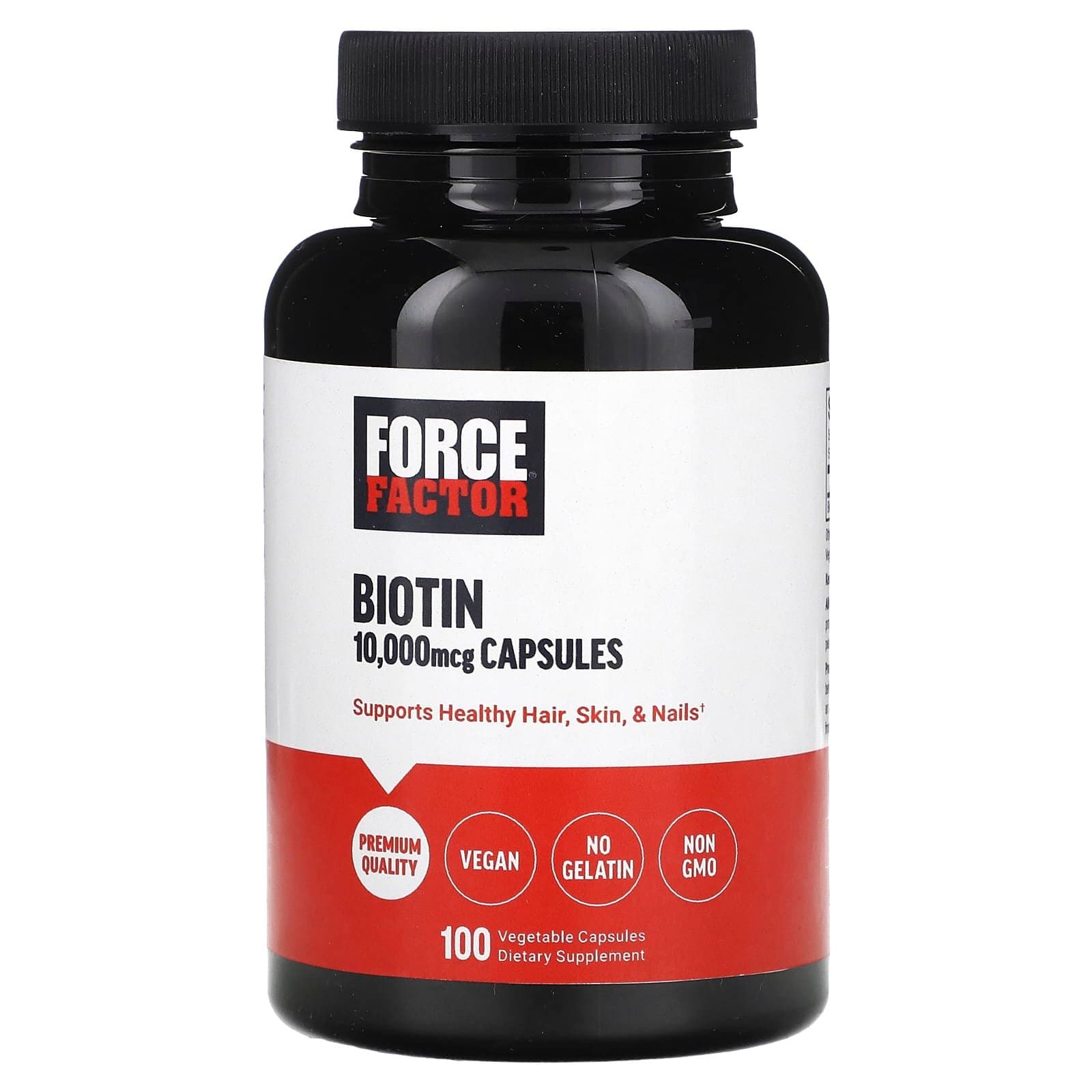 Norland Force Factor Biotin, 10000 McG, 100 Veg Caps for Hair, Skin and Nails supplement Uganda UGX 150,000
