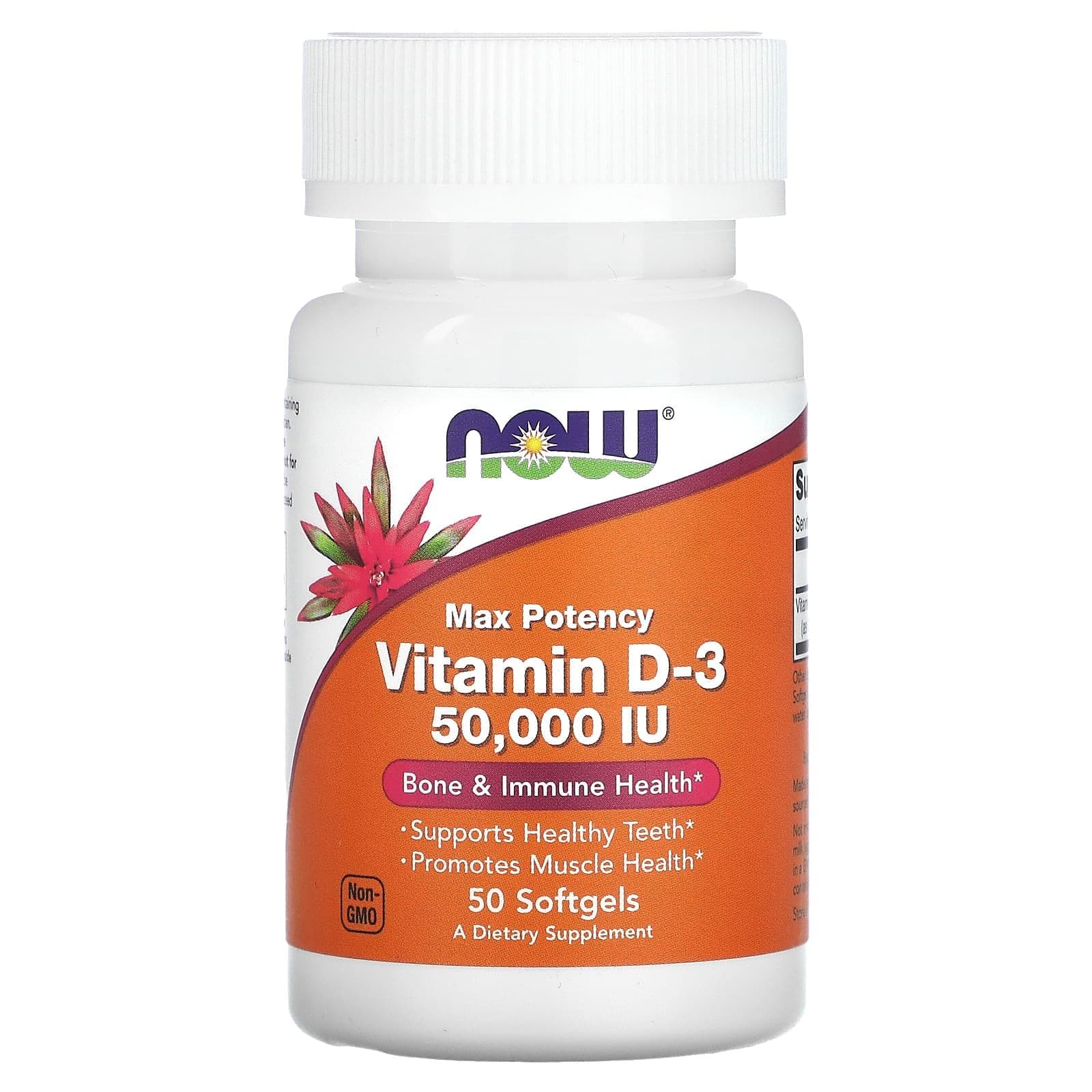 Norland NOW Foods, Vitamin D3 50000 IU, maximum potency 50 Softgels supplement Uganda UGX 130,000