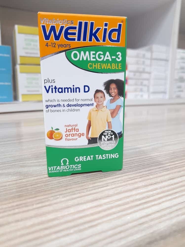 Norland Wellkid Omega-3 Chewable 60 Capsules supplement Uganda UGX 80,000