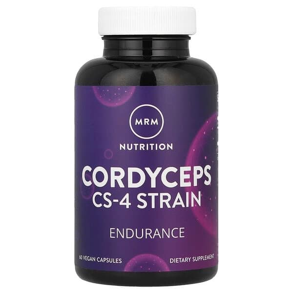 Norland MRM Nutrition, Cordyceps CS-4 Strain, 60 Vegan Capsules (750 mg per Capsule) supplement Uganda UGX 130,000