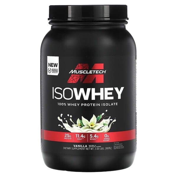 Norland MuscleTech, IsoWhey, 100% Whey Protein Isolate, Vanilla, 2 lbs (907 g) 29 servings supplement Uganda UGX 250,000