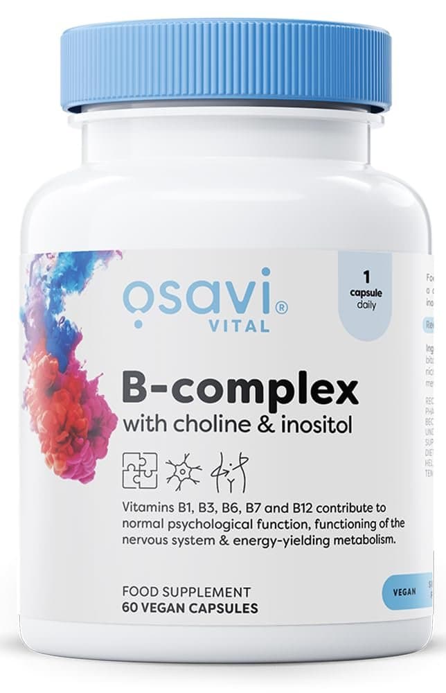 Norland Osavi B Complex with Choline & Inositol – 60 Vegan caps supplement Uganda UGX 130,000