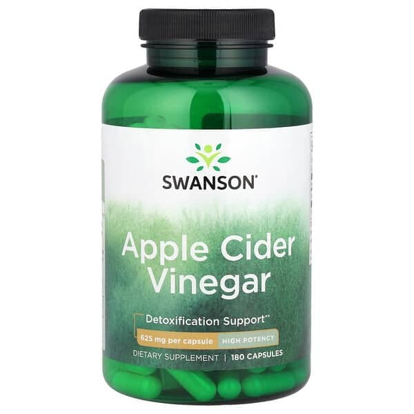 Norland Swanson, Apple Cider Vinegar, High Potency, 625 mg, 180 Capsules supplement Uganda UGX 150,000