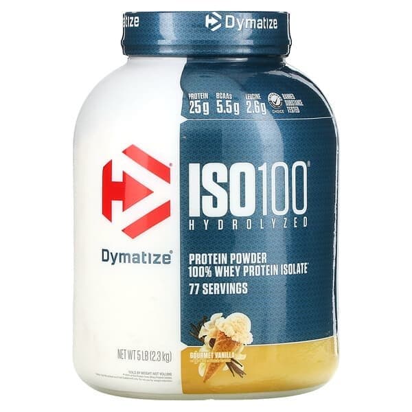 Norland Dymatize, ISO100® Hydrolyzed, 100% Whey Protein Isolate, Gourmet Vanilla, 5 lb (2.3 kg) 76 servings supplement Uganda UGX 400,000