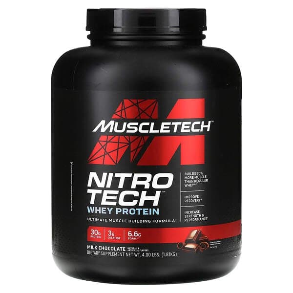 Norland MuscleTech, Nitro-Tech® Whey Protein, Milk Chocolate, 4 lbs (1.81 kg) 40 servings supplement Uganda UGX 300,000