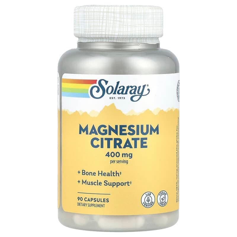 Norland Solaray, Magnesium Citrate, 400 mg, 90 Capsules supplement Uganda UGX 100,000