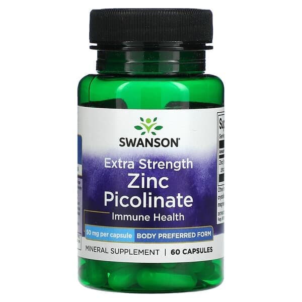 Norland Swanson, Extra Strength Zinc Picolinate, 50 mg, 60 Capsules supplement Uganda UGX 80,000