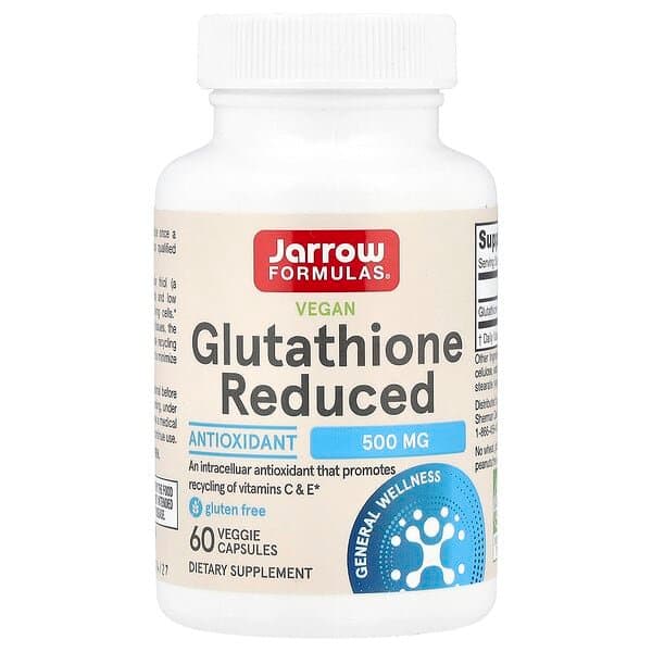 Norland Jarrow Formulas, Vegan Glutathione Reduced, 500 mg, 60 Veggie Caps supplement Uganda UGX 200,000