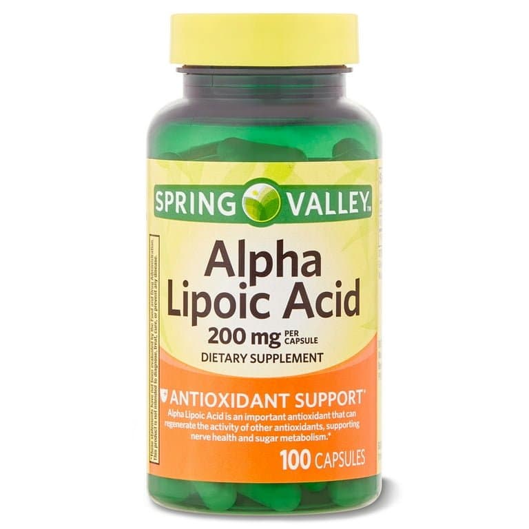 Norland Spring Valley Alpha Lipoic Acid Dietary Supplement, 200 mg, 100 Count supplement Uganda UGX 185,000