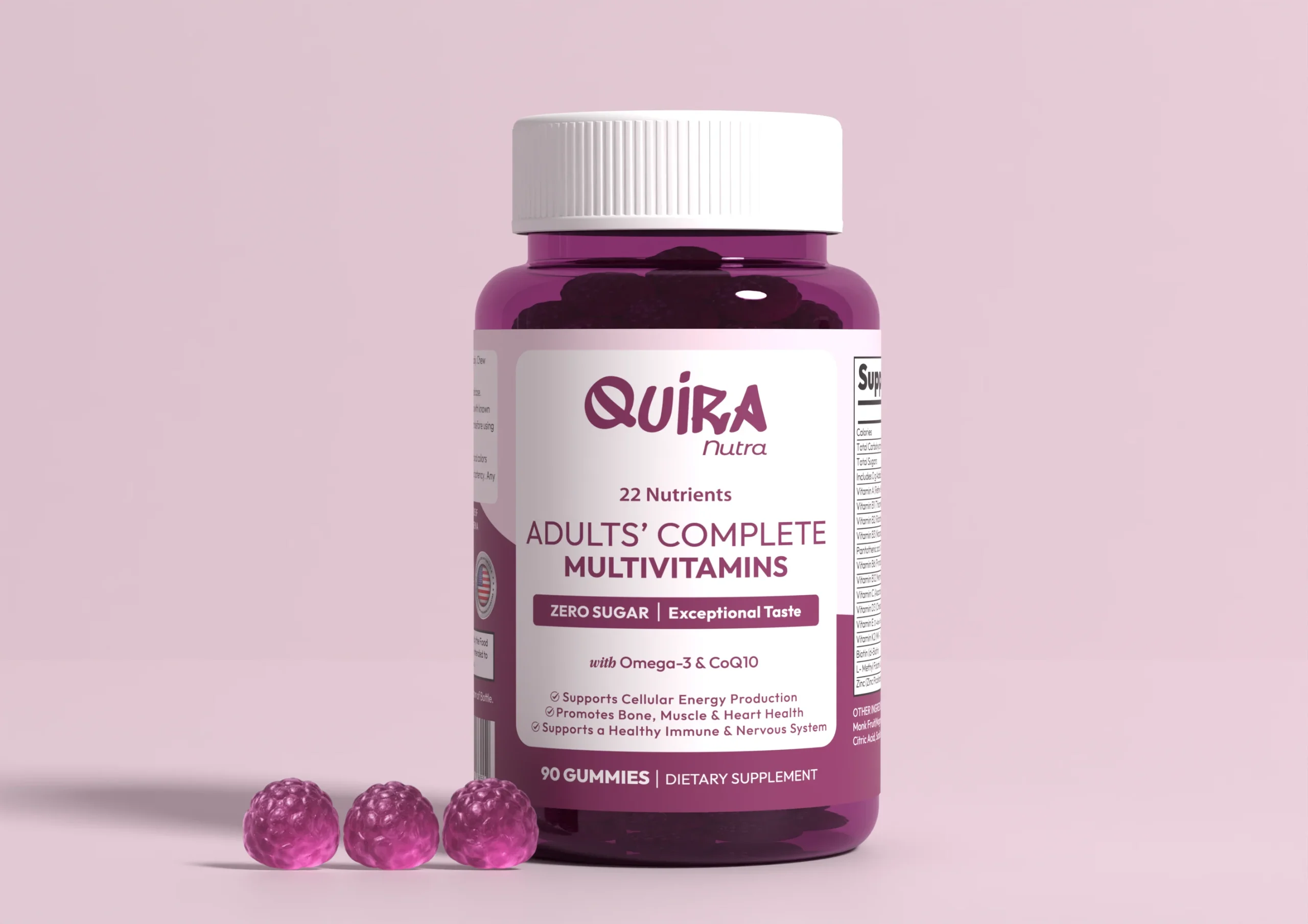 Norland Quira Zero Sugar Adults’ Multivitamin Gummies supplement Uganda UGX 165,000